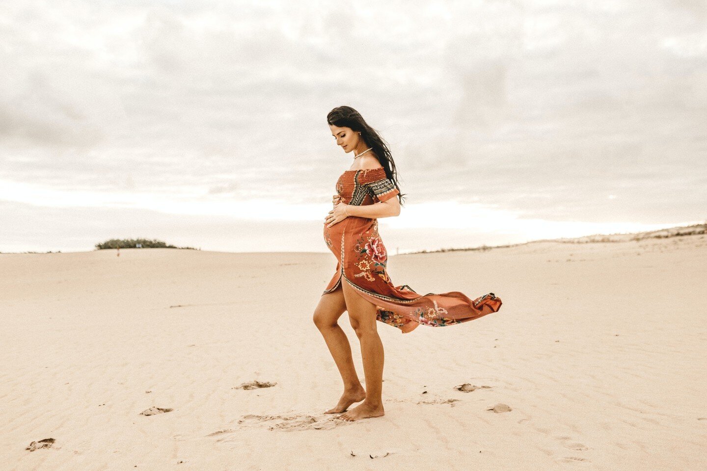 During the later stages of pregnancy you may start to feel pressure on your sciatic nerve, which runs through your glute muscles into your leg. This can sometimes cause lower back and leg pain, as well as sensations like numbness or soreness througho